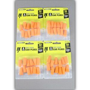 24 pairs of Performax soft foam ear plugs 212-2315 You get 4 packs of 12